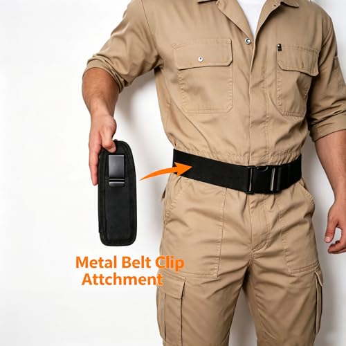 MELOTOUGH Small Tool Pouch with Belt Clip Technician's Clip on Tool Pouch,Pocket Belt Holster Mini Electrican Holder with Sanp Clip (2PACK) - color: Small Tool Pouch with Yellow Color