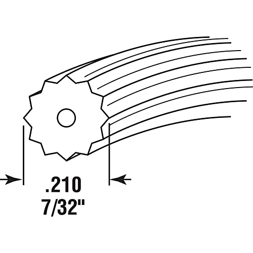 Make-2-Fit P 7642 Screen Retainer Spline, 0.210 in., 25 ft., Gray (1 Roll) (Pack of 2) - size: 0.21 (Pack of 2)
