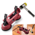 Floor Gap Fixer Tool, Heavy Duty Suction Cup Floor Gap Repair Tool for Laminate Vinyl Plank Flooring, Flooring Gap Fixing Tool Kit with Rubber Mallet.