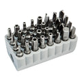 Klein Tools 32525 Tamperproof Bit Set, 32-Piece, Magnetic, TORX, Hex, Spanner, TORQ, Triwing Screwdriver Bits - style: Tamperproof