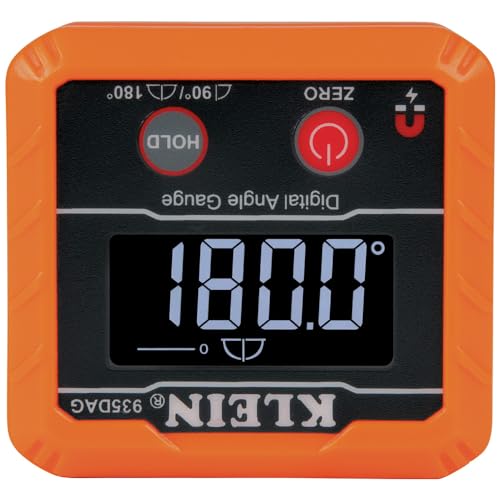 Klein Tools 935DAG Digital Electronic Level and Angle Gauge, Measures 0 - 90 and 0 - 180 Degree Ranges, Measures and Sets Angles - style: Gauge / Level