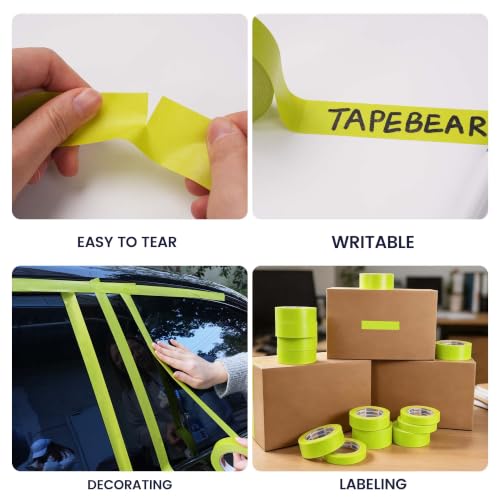 ADHES Green Delicate Surface Washi Masking Tape Painter Tape 0.7Inch - size: 18mm x 50m