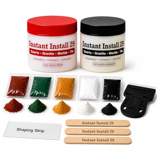 II29 Complete 4 oz. Stone Kit - Chips, Cracks, Rebuilds. EZ-Tint 5-Pack - size: 4 oz Kit