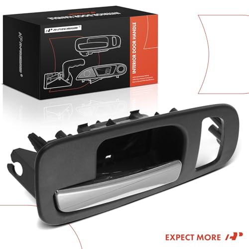 A-Premium Interior Door Handle Front Left Driver Side | Compatible with 2007-2014 Chevy Silverado 1500 2500HD 3500HD, Tahoe, Suburban, Avalanche & GMC Sierra, Yukon