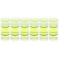 HARFINGTON 6pcs Small Cylindrical Bubble Level Vials 5x12mm PMMA Mini Horizontal Bubble Spirit Level Measuring Layout Tools for RV TV Picture Frame Hanging Tool Leveler - size: 5x12mm
