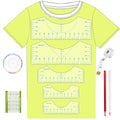 5Pack Tshirt Ruler Guide for Vinyl Alignment, T Shirt Rulers to Center Designs, PVC Measurement Template, Sewing Supplies Accessories Tools for Cricut Heat Press Transfer Vinyl （Blue） - style: Tshirt Ruler-5-Blue