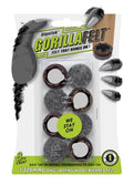 GorillaFelt CB257 Chair Leg Floor Protectors/Felt Glides (Set of 8) Tap On Felt Furniture Pads Guaranteed to Stay On, 1 Inch Round Sliders - size: 1 Inch 8 Pack