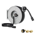 Giraffe Tools 65ft Retractable Pressure Washer Hose Reel, 2600 PSI