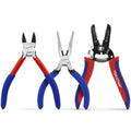 3-Piece Electrician's Pliers Set Professional Wire Stripping Tool - color: Wire Cutter+needle Nose+wire Stripper