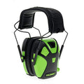 Caldwell E-Max Pro Electronic Hearing Protection Earmuffs Sound Amplification, Low Profile, for Range Shooting, Hunting - style: Youth-neon Green