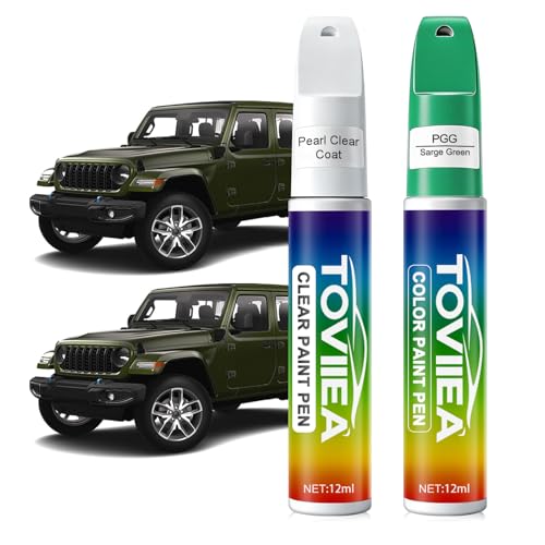 Sarge Green(PGG) Touch Up Paint for JEEP - color: (PGG)Sarge Green for 2016–2026 Wrangler/2020–2023 Gladiator