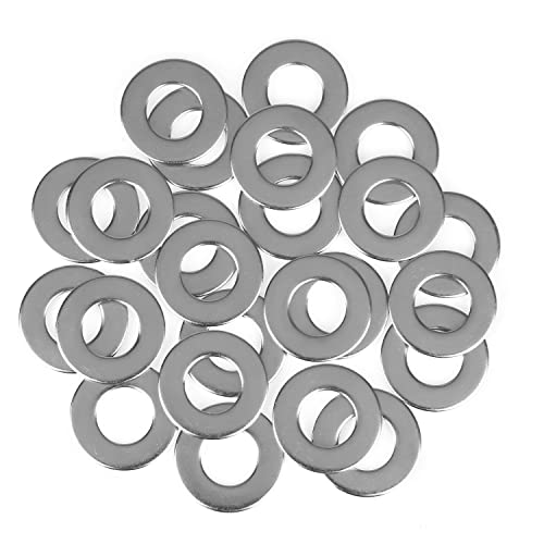 1/2 Inch Flat Washers, 304 Stainless Steel Flat Washers, 25 Pieces - size: 1/2" (25 Pieces)