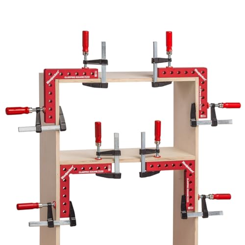 Woodpeckers Clamping Squares Plus, 8 Pack CSP Squares, 6.75 Inch Long Aluminum 90-Degree Corner Clamps for Woodworking, USA Made - style: CSP Squares - 8pk