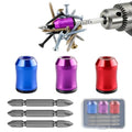 3PCS Strong Magnetic Screw Rings ，3PCS Magnetic Screwdriver，Removable Magnetic Screwdriver Drill Bit Holder for Hex Screwdrivers and Electrician Impact Drills Power, DIY Tool Accessories - color: 3pcs Strong Magnetic Screw Rings ，3pcs Magnetic Screwdriver