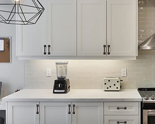 Amerdeco 10 Pack Oil Rubbed Bronze 3 Inch(76mm) Hole Centers Kitchen Cabinet Pulls Hardware Kitchen Handles for Cabinets Cupboard Handles Drawer Pulls - color: Oil Rubbed Bronze, size: 3"/76mm Hole Center