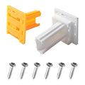 H306 Drawer Slide Socket Set,3/4" C Shaped Slide Channel Replacement Cabinet Hardware Support for RV Camper Drawer Rails