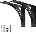 20 inch Heavy Duty Shelf Brackets , Max Load 1100 Lbs ,Premium Alloy Metal Mantel Brackets (Set of 2) Fireplace Mantel Brackets - Countertop Support Brackets (20 x 13.5 inch - size: 20 inch x 13.5 inch