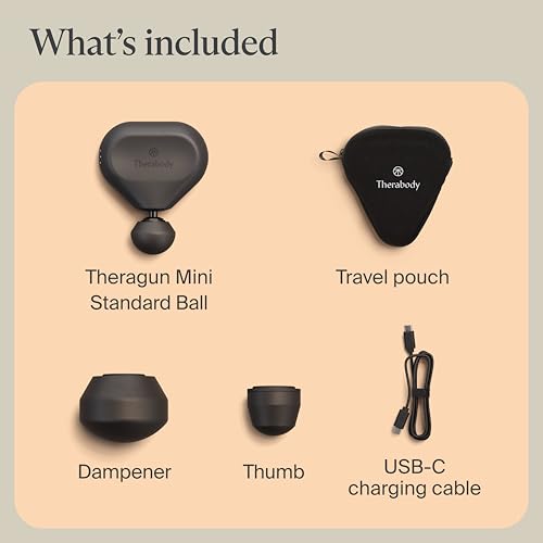 TheraGun Therabody Mini 3rd Gen Massage Gun | Travel Essential, Black