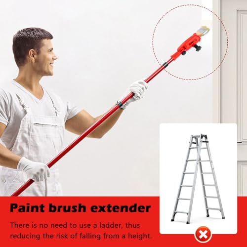 Multi-Angle Paint Brush Extender for High Ceiling,Paint Edger Tool
