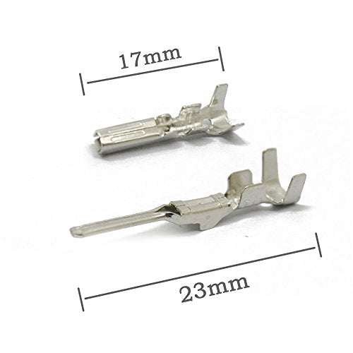 MUYI 10 Kits 1 Pin Way Electrical Connectors for 20-16 AWG Wire Cable 10A - style: 1pin connector(10 sets)