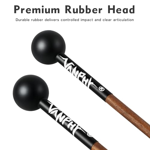 Percussion Mallets Bell Mallets Glockenspiel Sticks - size: Rubber Mallets