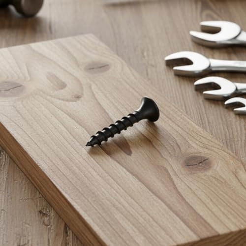 #8 x 1-1/4 Inch Drywall Screws Phillips Flat Head Black Oxide Screws 120 PCS, Wood Screws for Furniture Cabinet DIY - size: #8×1/1/4