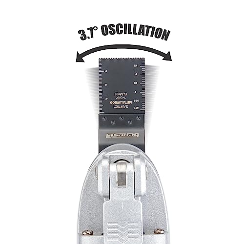 Genesis Oscillating Tool 3.5 Amp Oscillating Multi Tool with 3.7° Oscillation Angle, 6 Variable-Speeds with 16-Piece Accessory Set, Storage Box, Carrying Bag, and 2 Year Warranty (GMT35T) - size: 3.5 Amp Tool-less Blade Change