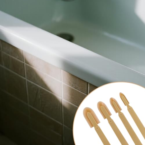 8pcs Rubber Caulking Tool Set, Reusable Silicone Caulk Finishing Spatulas Remover Sealant Smoothing Grout Sealer Spreader Finger Applicator for Kitchen Bathroom Tiles Window Floor Sink (4 Sizes)