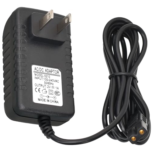 2V Charger Replacement for Wahl Shaver Shaper 8061, 8163, 8786-1001, 7367, 7029, 7060, 7035, 7339, 4000, 7063-017, ‎7065-017, WAKH4, 7064-017, 7061-917, 5-Star Series Trimmer Clipper Power Adapter - color: For Wahl Shaver Shaper