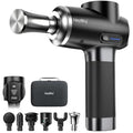 HEYCHY Massage Gun Deep Tissue, Muscle Massager Titanium, Heat and Cold - color: Titanium Alloy Black