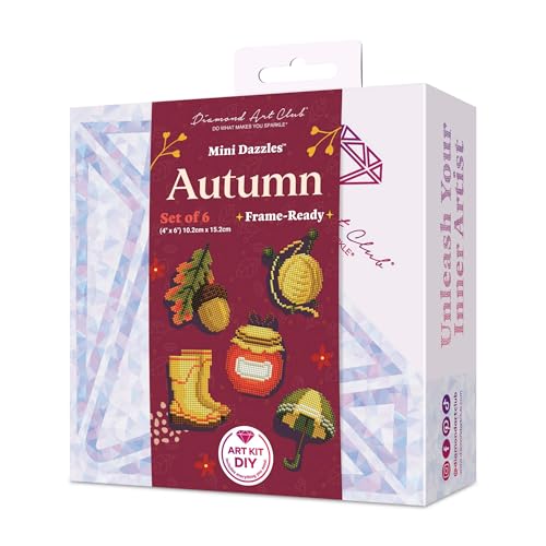 DIAMOND ART CLUB Mini Dazzles - Autumn Diamond Art Kits for Adults - color: Autumn