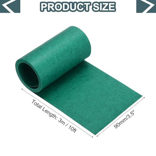 MECCANIXITY Electrical Insulating Fish Paper 90mm, 10ft Green - size: 90mm