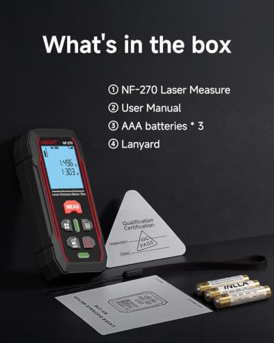 NOYAFA 230Ft Laser Measuring Tool, Digital Laser Tape Measure