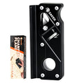 Saker Chamfer Plane-Woodworking Edge Corner Flattening Tool with Auxiliary Locator,Hand Chamfering Planer Suitable for Quick Edge Trimming of Wood (upgrade -1 Cutter Head, Black) - size: upgrade - 1 Cutter Head