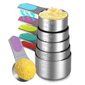 Magnetic Measuring Cups Set of 6, Stainless Steel Nesting Measuring Cups with Easy to Read Markings, Kitchen Gadgets for Cooking & Baking - style: Magnetic-6PCS