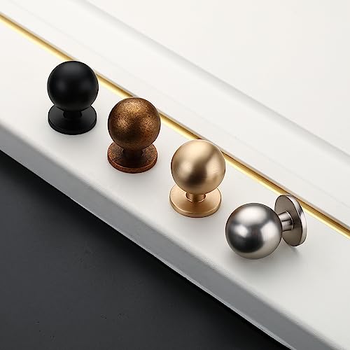 Asidrama 10 Pack Matte Black Kitchen Cabinet Knobs, Cabinet Knobs Kitchen Cabinet Hardware for Cupboard Drawer Knobs Dresser Knobs - color: Matte Black, style: 10 Pack