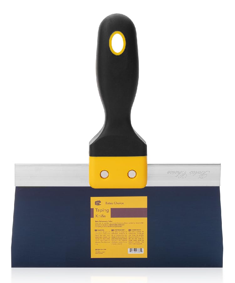 Bates- Taping Knife, 8 Inch, Blue Steel Drywall Taping Knife - size: 8 Inch