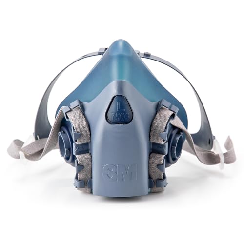3M Reusable Respirator Half Facepiece 7502, NIOSH, Medium - size: Medium