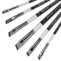 Genixart Angle Paint Brush Set – Art Paintbrushes Acrylic Oil Watercolor - size: Angle - 6 Pcs