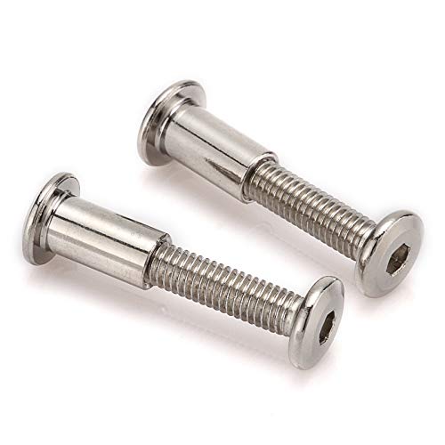 M6 Furniture Joint Connector Bolt & Cap Nut Kit 30MM 30pcs - size: 20mm (30pcs)