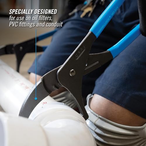 Channellock Oil Filter Plier 215 - Adjustable Slip-Joint, 5-1/2 In Max Dia - 15-Inch - size: 15 inch