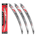 EZARC Arc Edge Reciprocating Saw Blades, 15-Inch 6TPI for Pruning, 3-Pack - size: 15 Inch