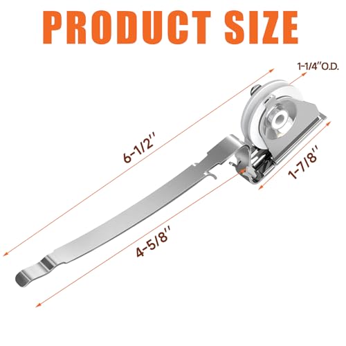 Sliding Screen Door Rollers for Andersen Gliding Screens Replacement, 1-1/4" Nylon Concave Wheels, Fits 200 & 400 Series Patio Door Screen Wheel - color: Silver