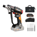 WORX Cordless Drill Driver, 20V 445 in·lb Brushless Power Drill Driver, Powerful Drilling and Driving, 2-in-1 Design, Intelligent Digital Display, Battery and Charger Included, PowerShare - style: 20V SwitchDriver Drill 2.0(Battery & Charger Included)