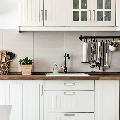 Ravinte Brushed Nickel Cabinet Handles Cabinet Pulls, 5 Inch, 10 Pack - color: Brushed Nickel, size: 5 Inch Hole Center