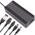 54.6V 1.6A Electric Scooter Charger for 48V Lithium Battery, 5-in-1 Plug Smart Ebike Charger Compatible with Jetson, Gotrax, Razor,Segway, Swagtron, Hiboy, Lectric XP and More