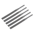 uxcell Pneumatic Air File Set Coarse Tooth 5mmx125mm Flat File Grinding Tool 5Pcs