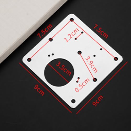 Cabinet Hinge Repair Kit – Fix Loose Cabinet Doors & Stripped Screw Holes, 4 Heavy Duty Repair Plates with Screws, Easy Installation for Kitchen Cabinets