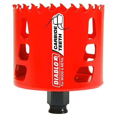Diablo Carbide Teeth Hole Saw for Wood and Metal - 3" Diameter