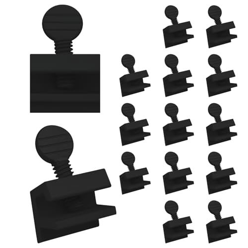 "Nuk3y Sliding Window Security Locks (Black, 15 Pack)" - color: Black, size: 15 Pack